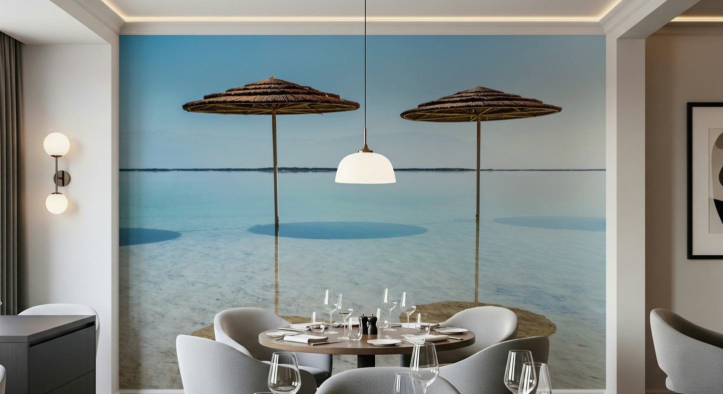 Beach Parasols Wall Mural