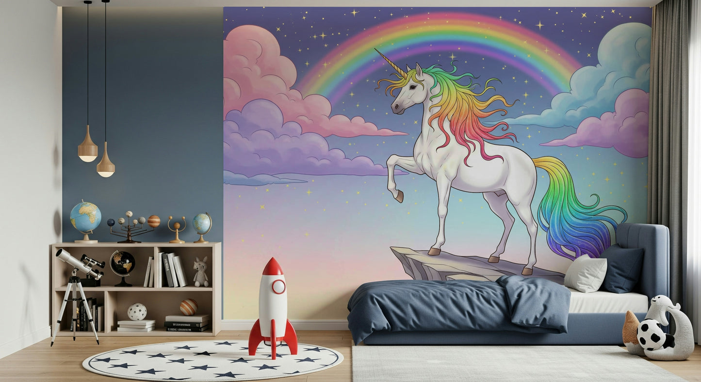 Rainbow Majesty Wall Mural