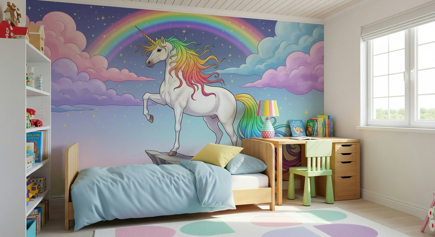 Rainbow Majesty Wall Mural
