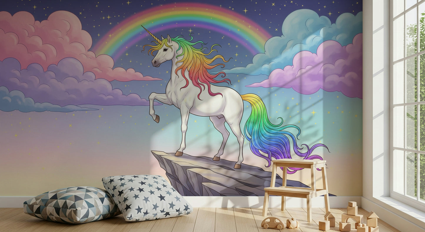 Rainbow Majesty Wall Mural