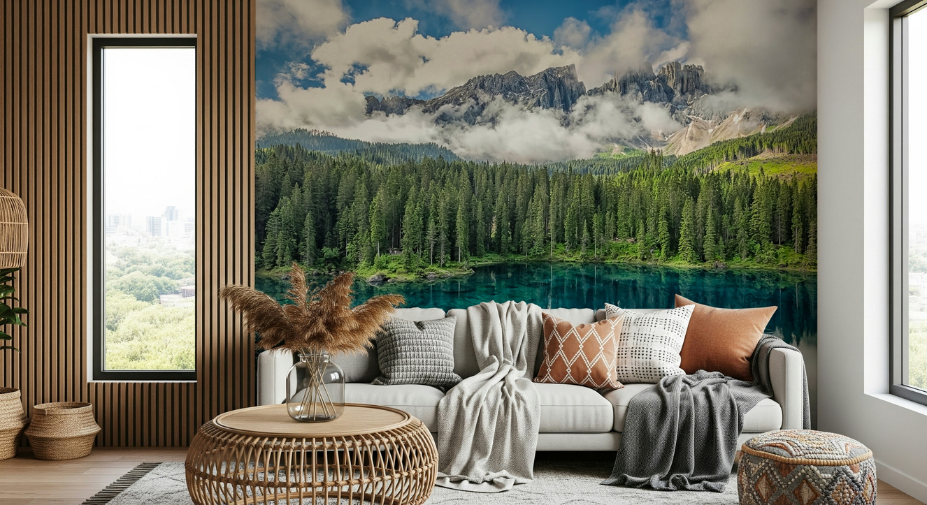 Turquoise Dreamscape Wall Mural