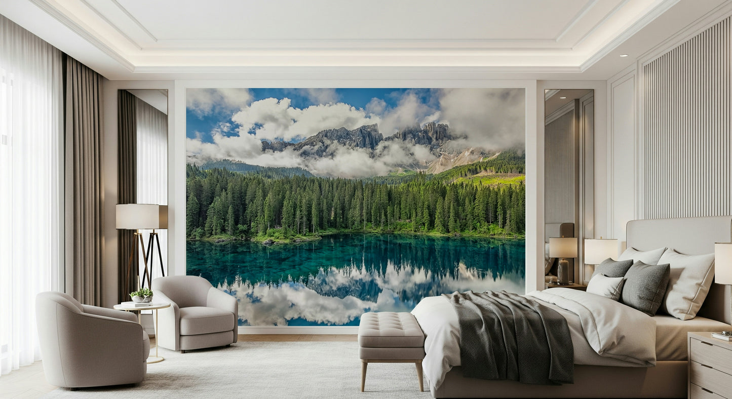 Turquoise Dreamscape Wall Mural