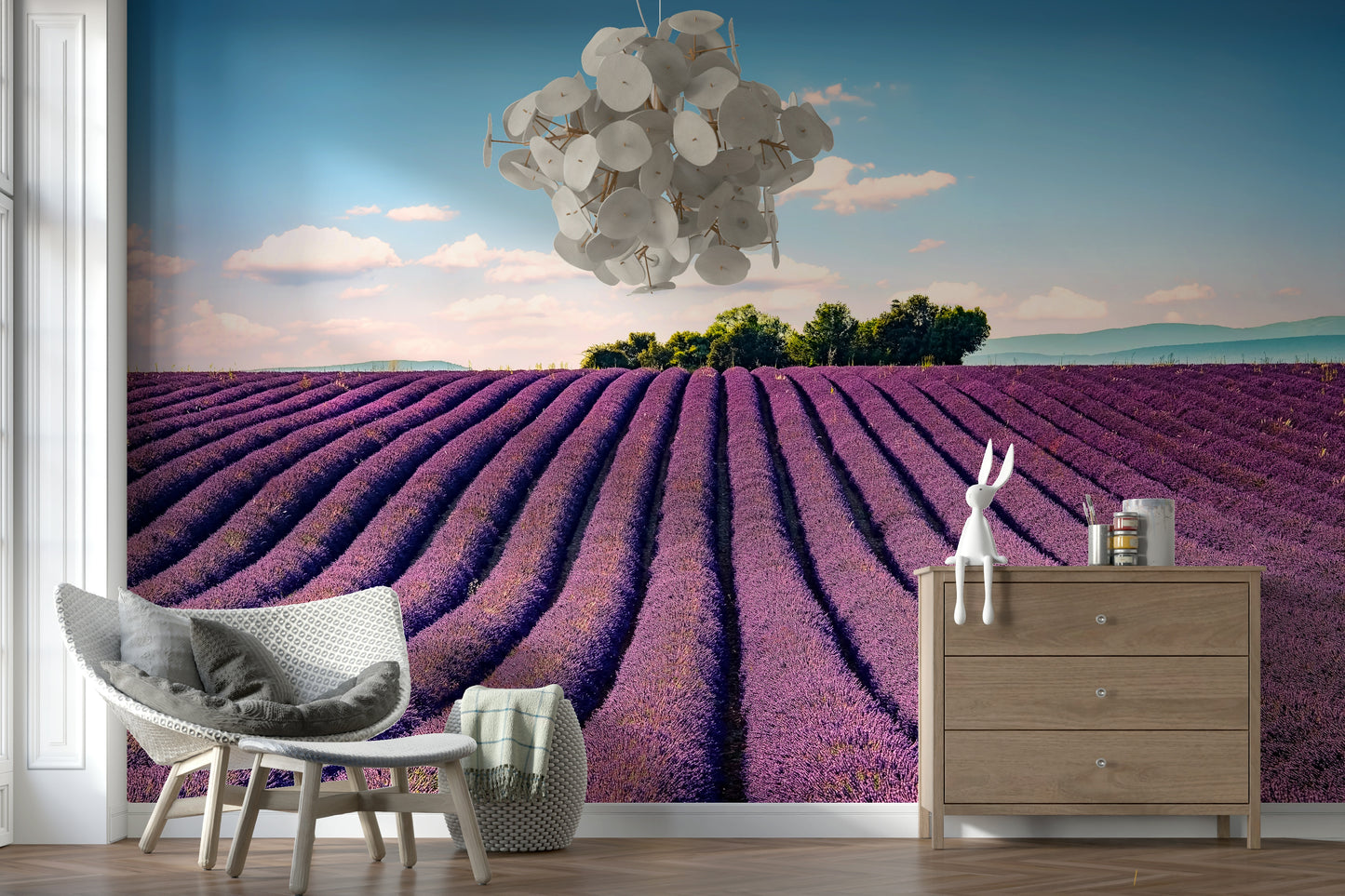 Provence's Purple Haze Wall Mural