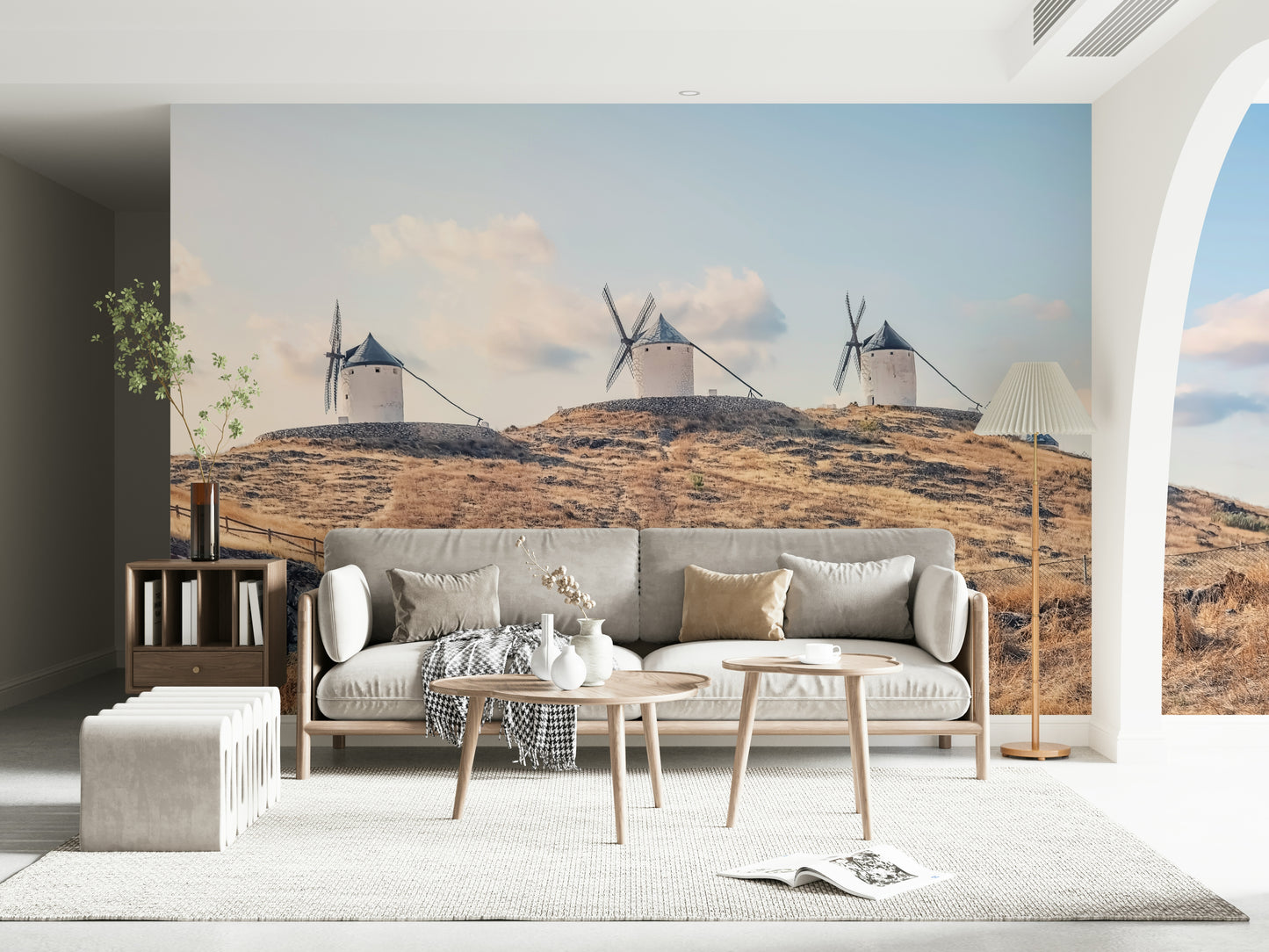 La Mancha Windmills Wall Mural