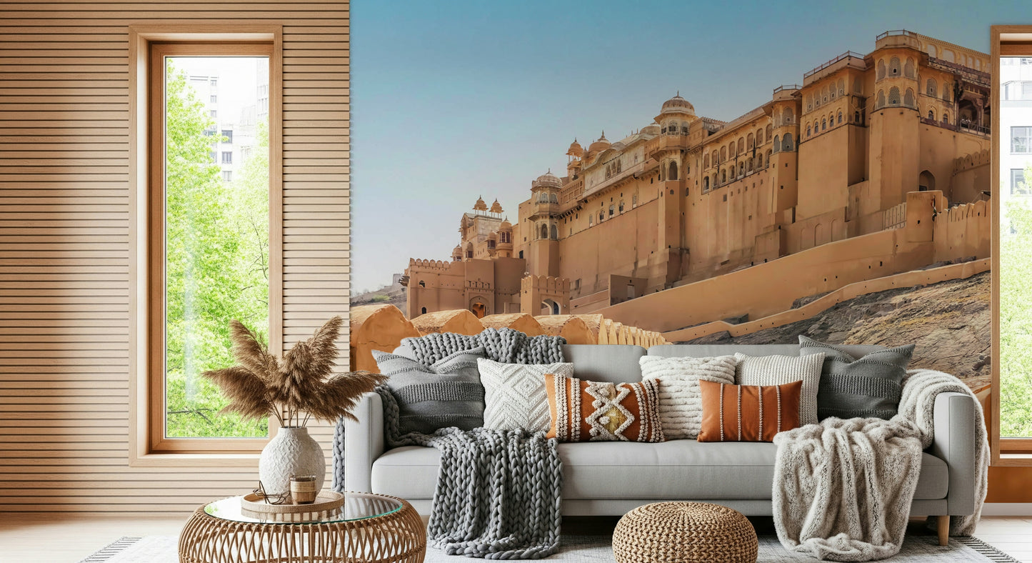 Amber Fort Grandeur Wall Mural