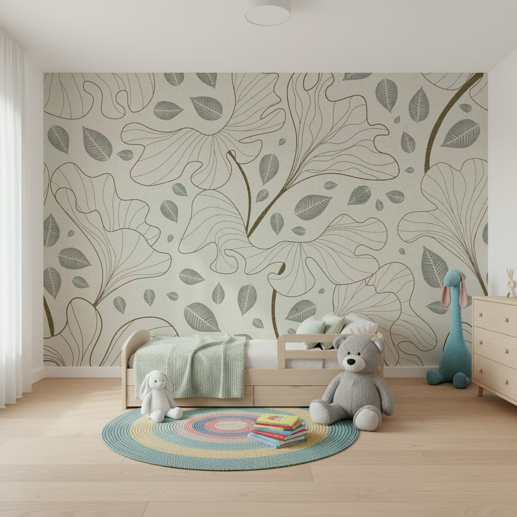 Timeless Ginkgo Garden Wall Mural