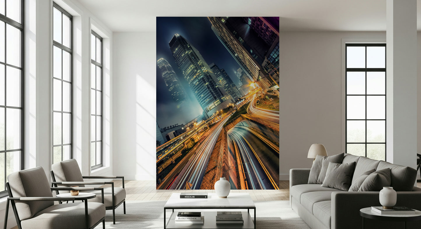 Skyline Velocity Wall Mural