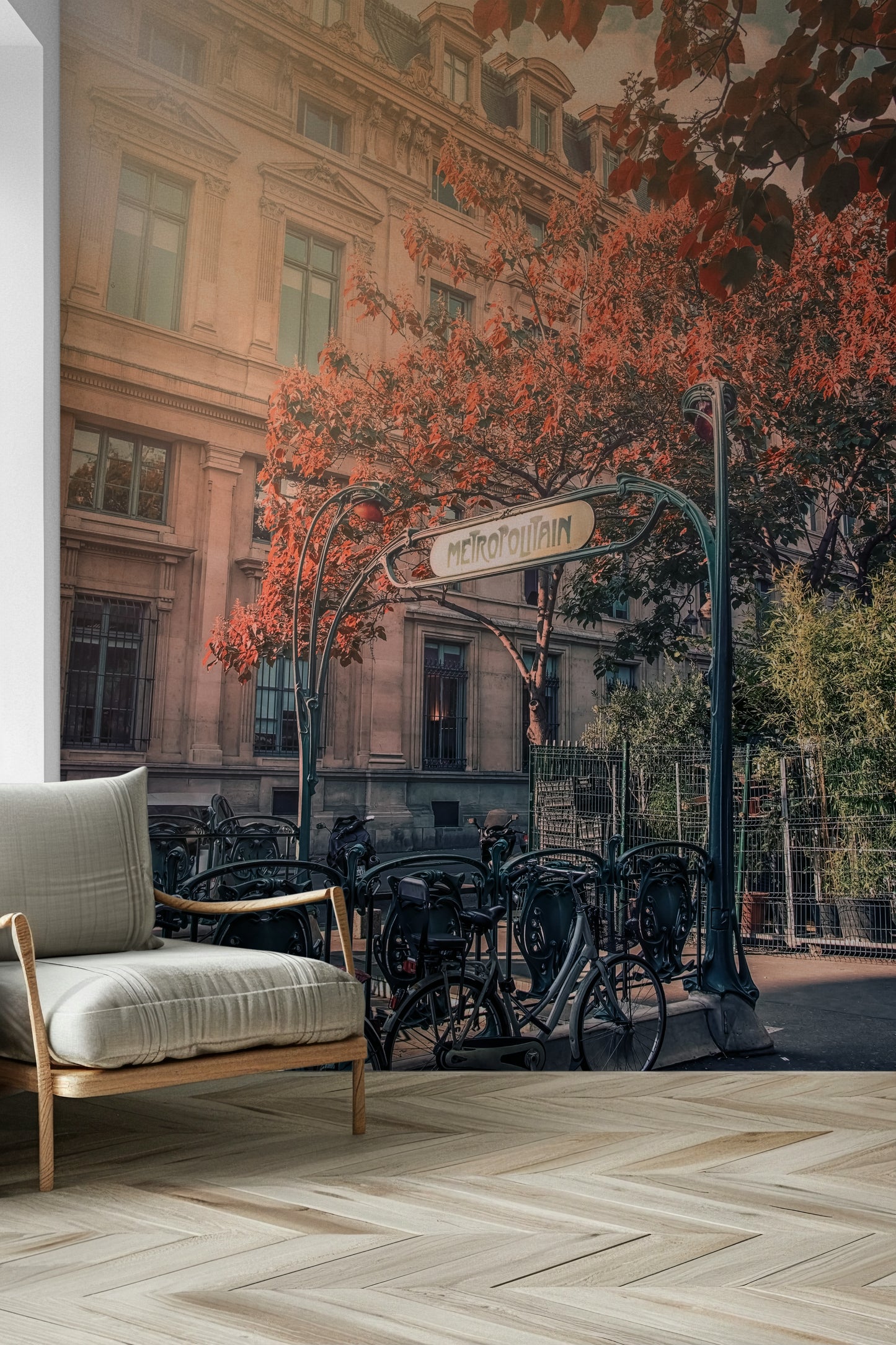 Parisian Metro Charm Wall Mural