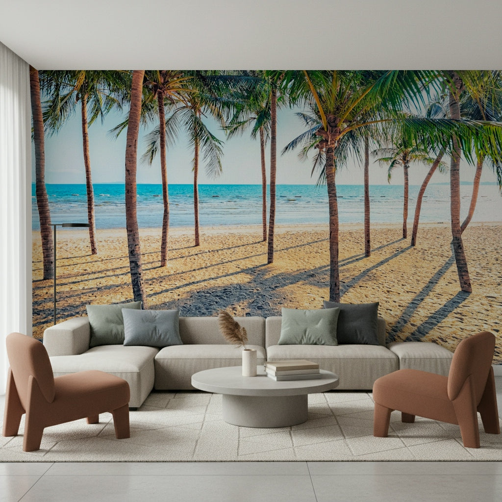 Beach Palm Paradise Wall Mural