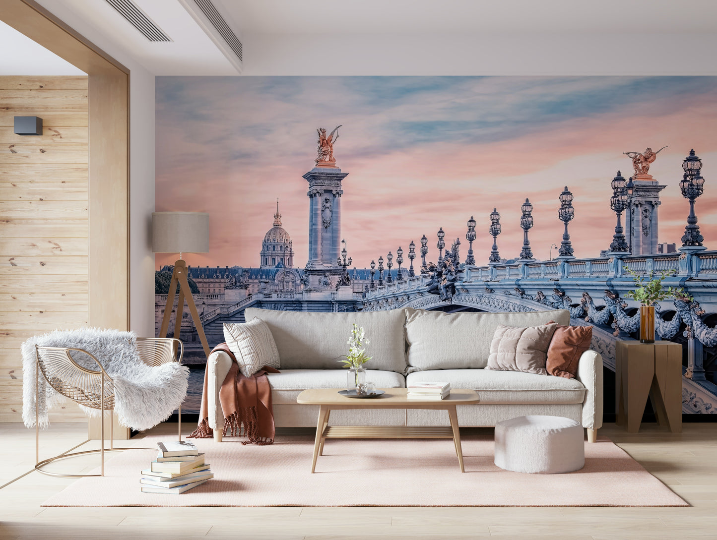 Parisian Bridge Dream Wall Mural
