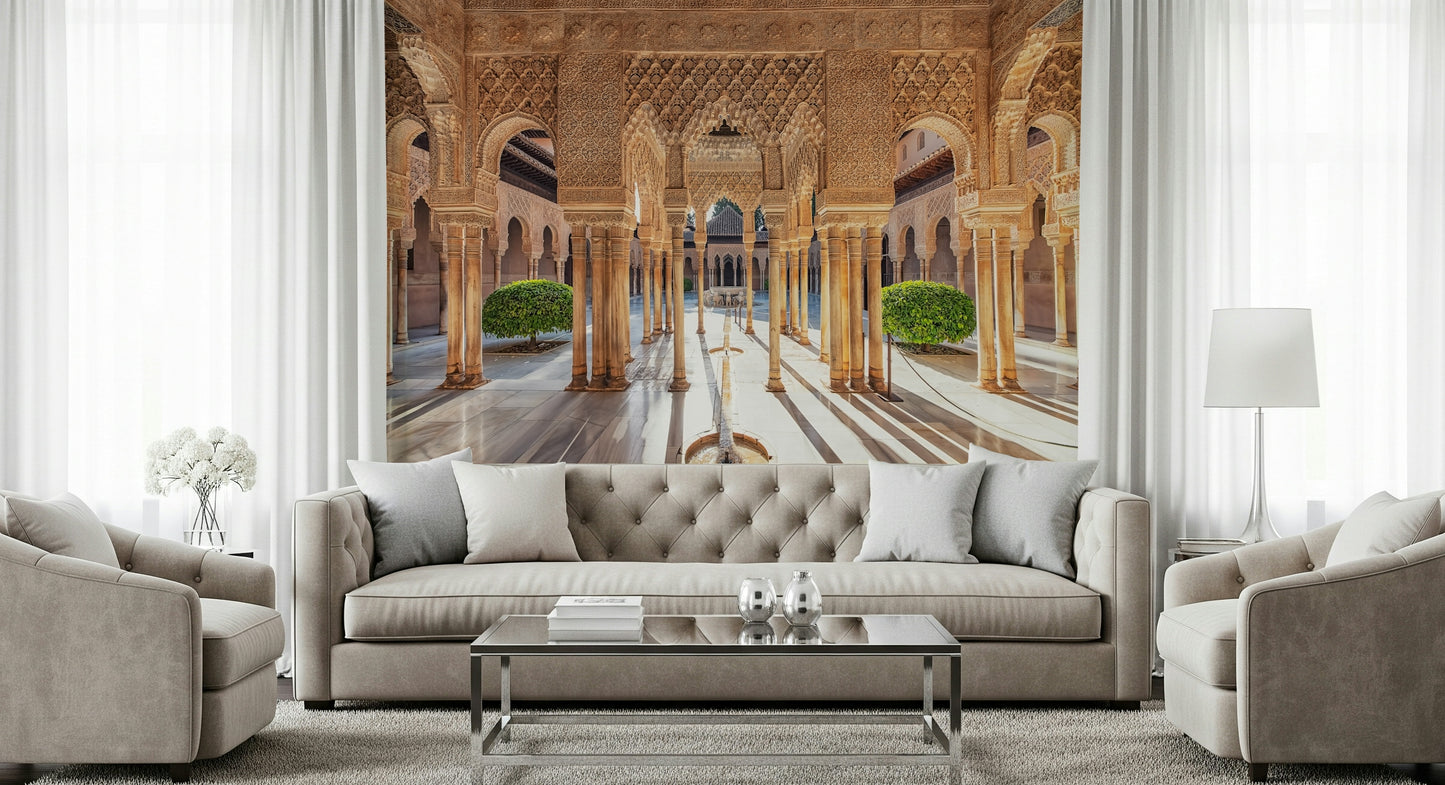 Andalusian Courtyard Wall Mural