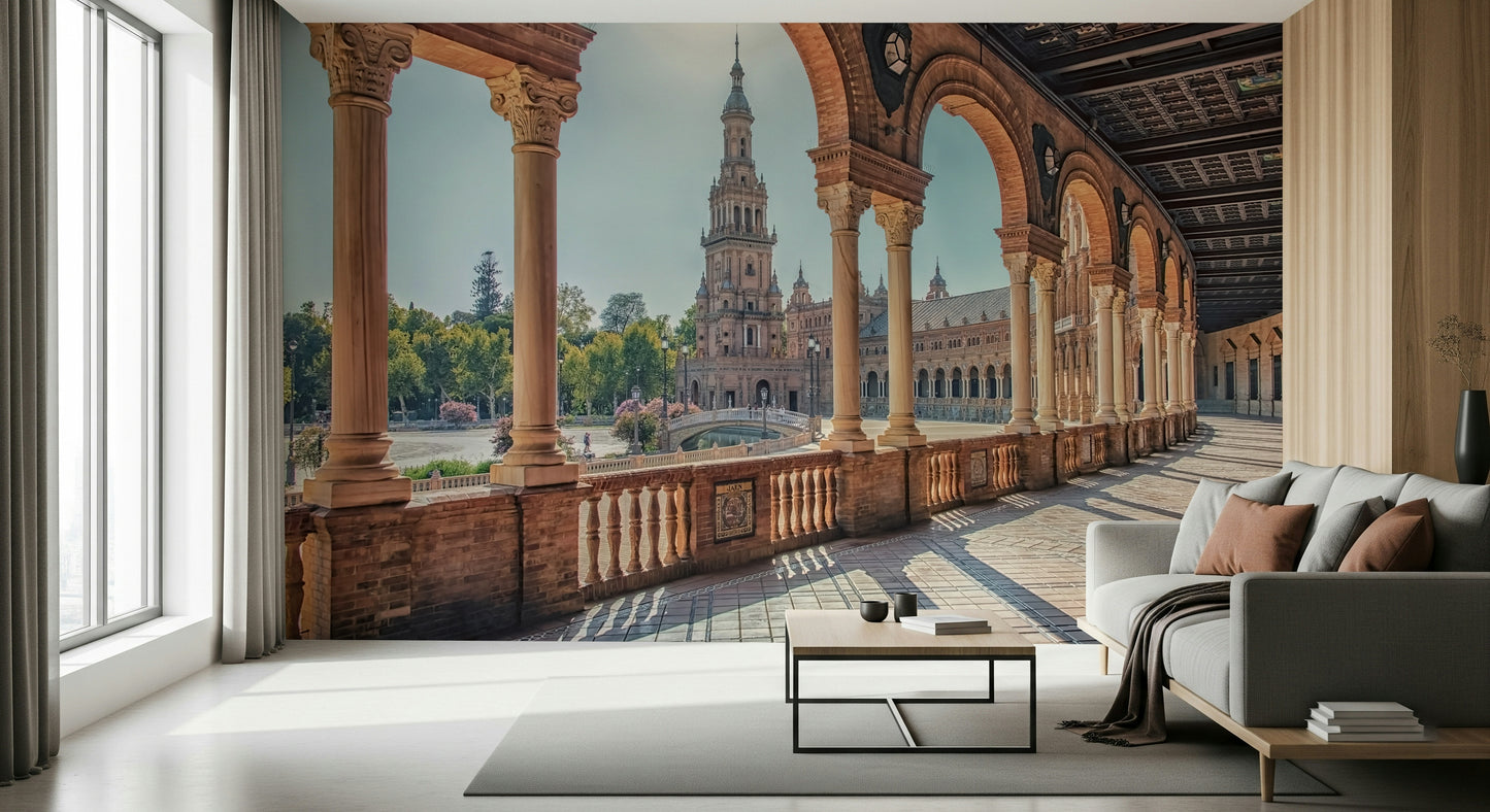Plaza España: Timeless View Wall Mural