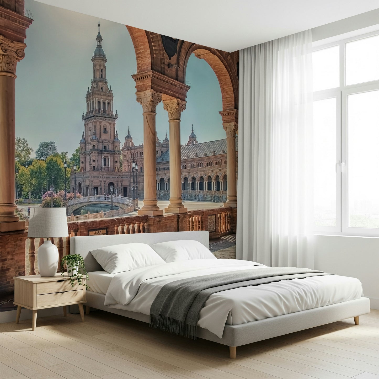 Plaza España: Timeless View Wall Mural