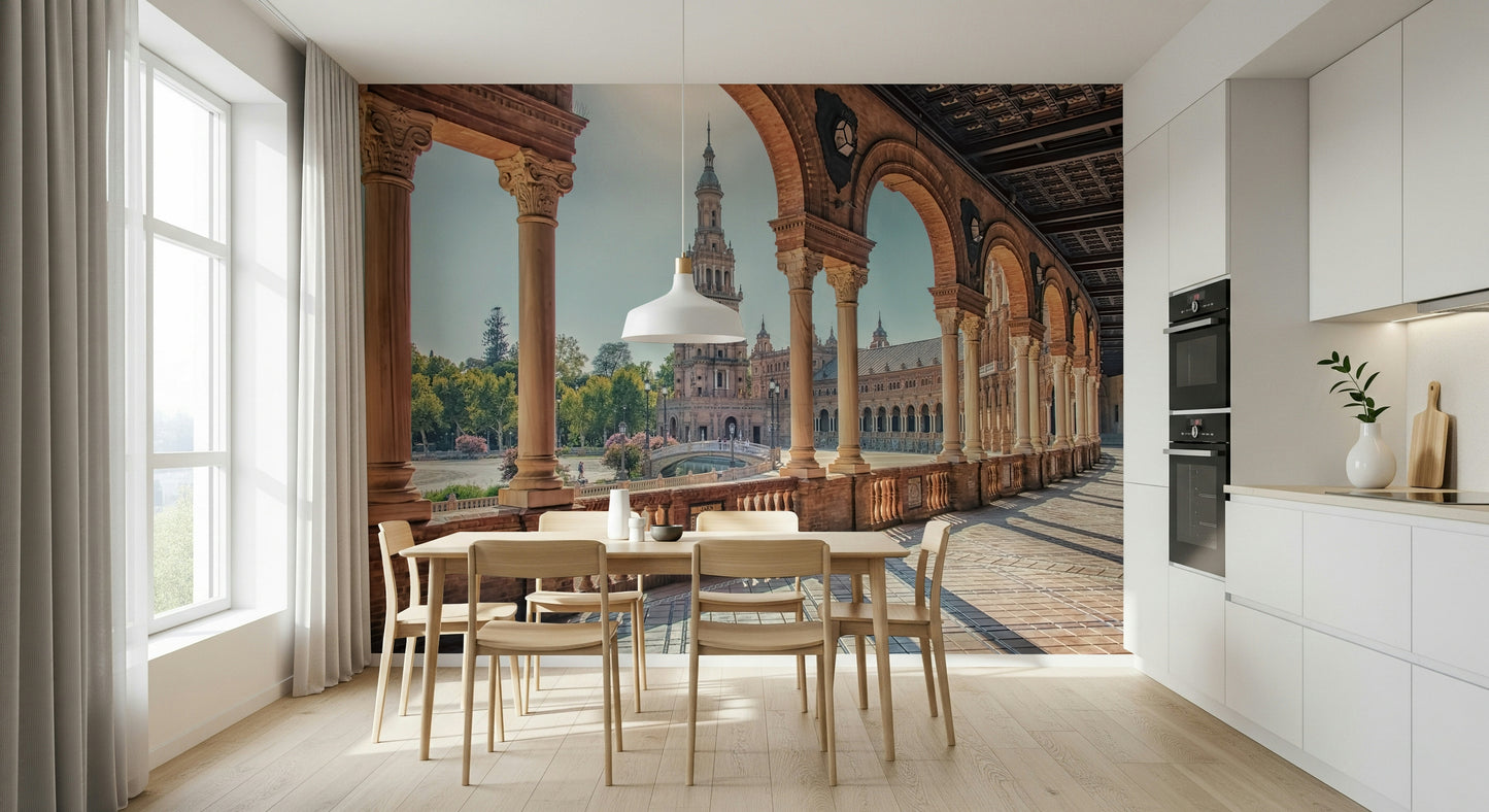 Plaza España: Timeless View Wall Mural