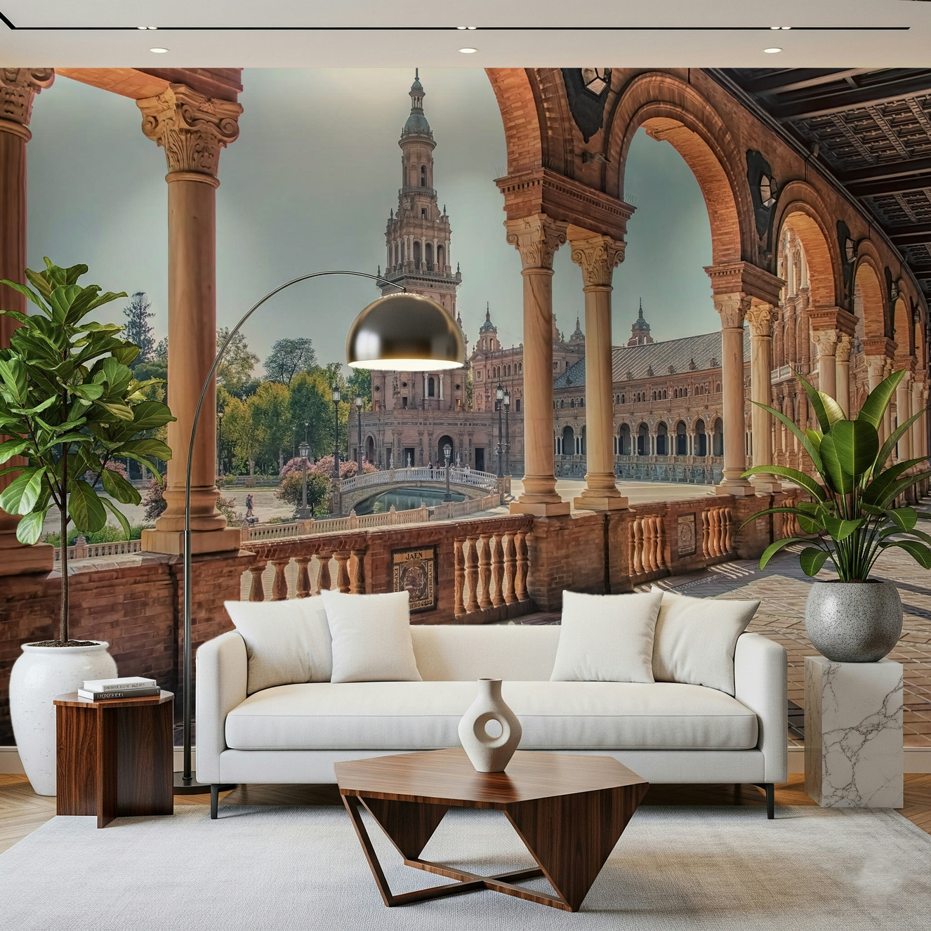 Plaza España: Timeless View Wall Mural
