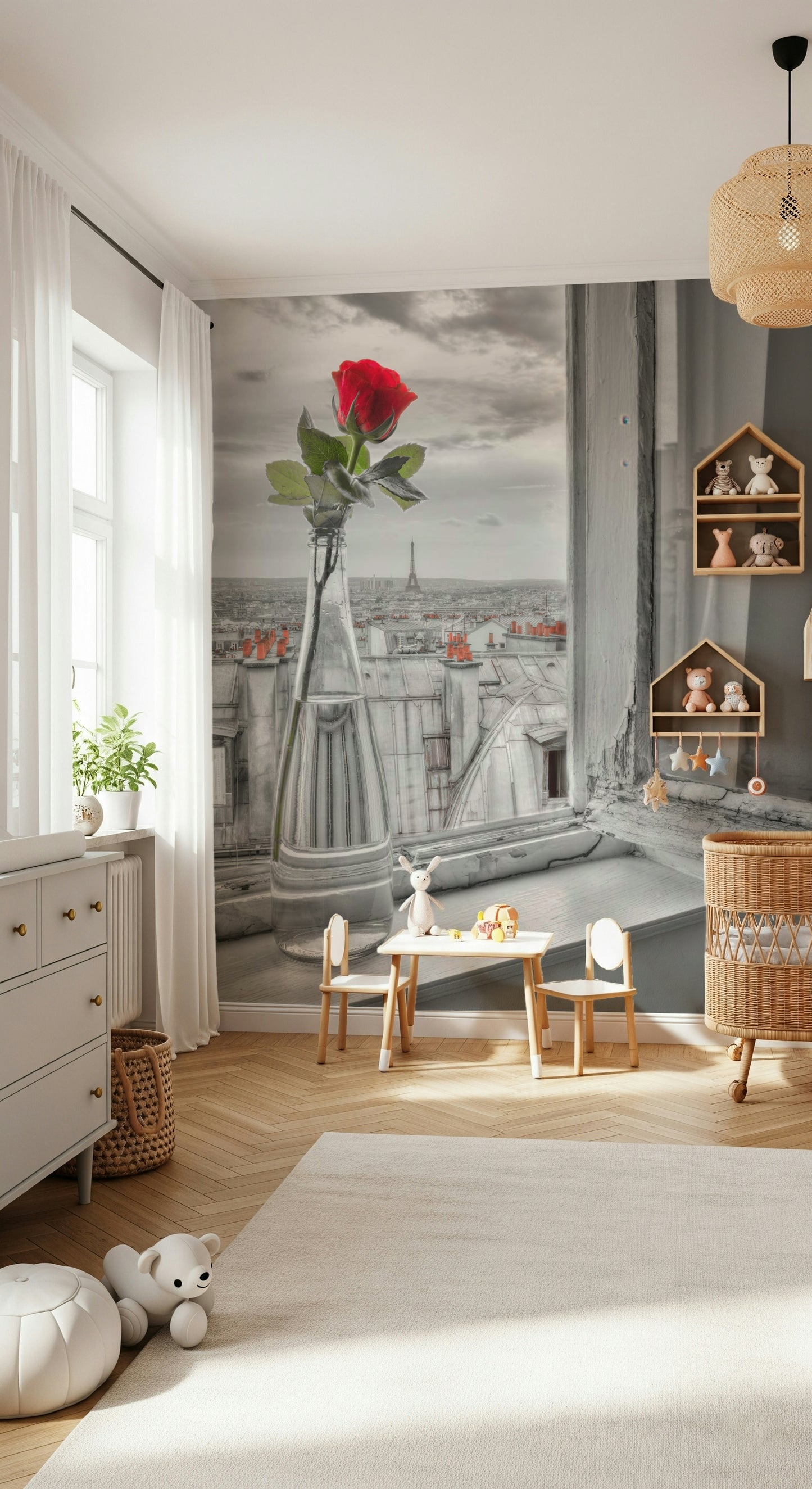 Parisian Romance Wall Mural