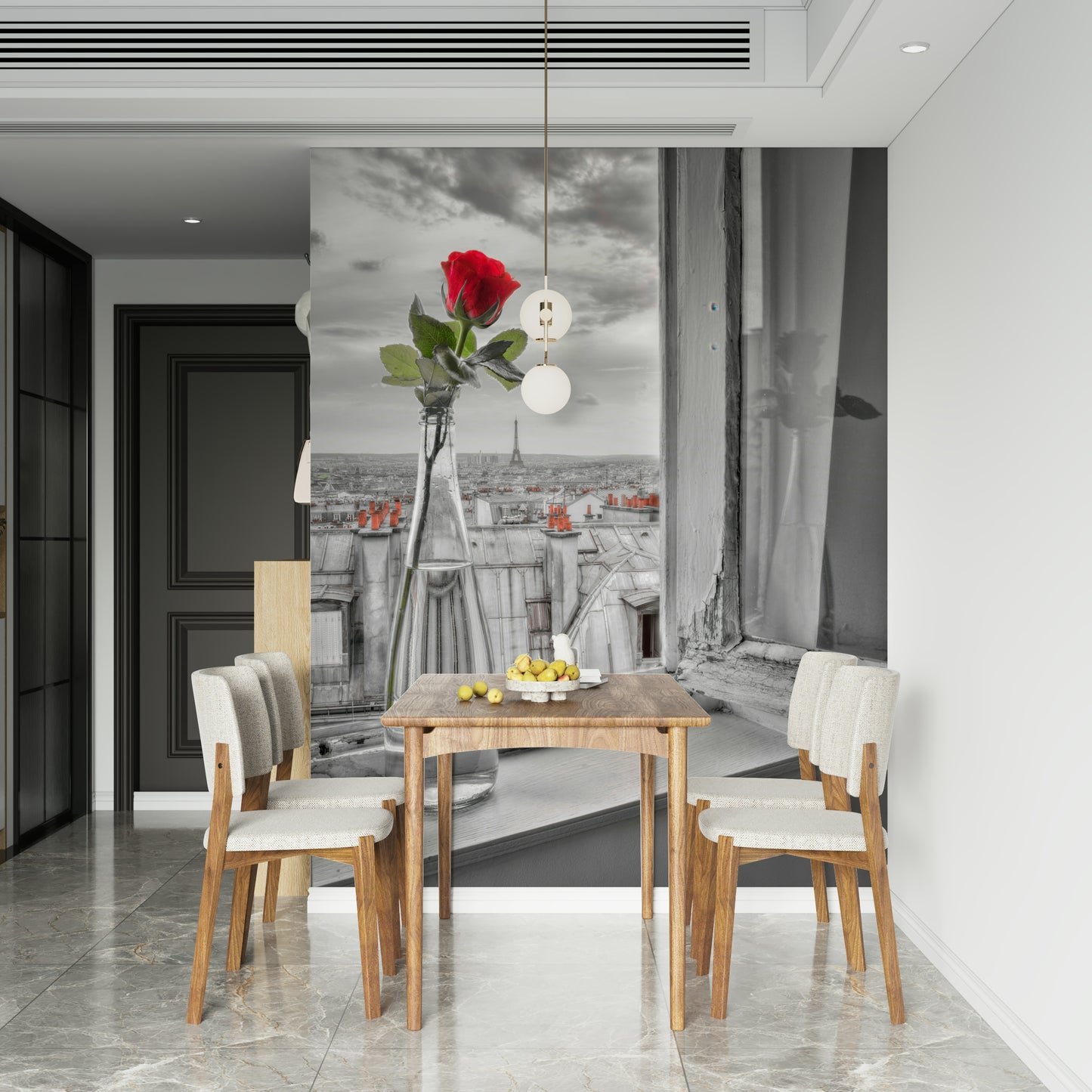 Parisian Romance Wall Mural