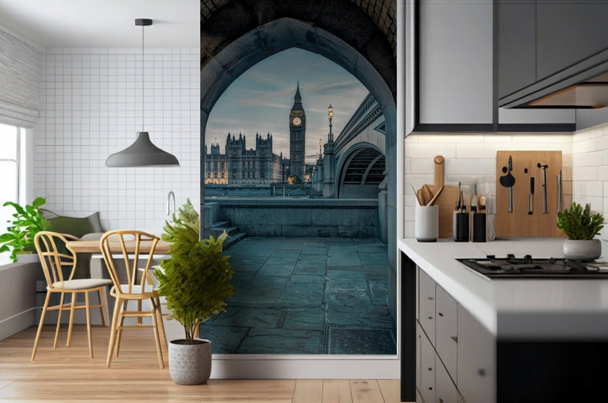 London Through Time Wall Mural