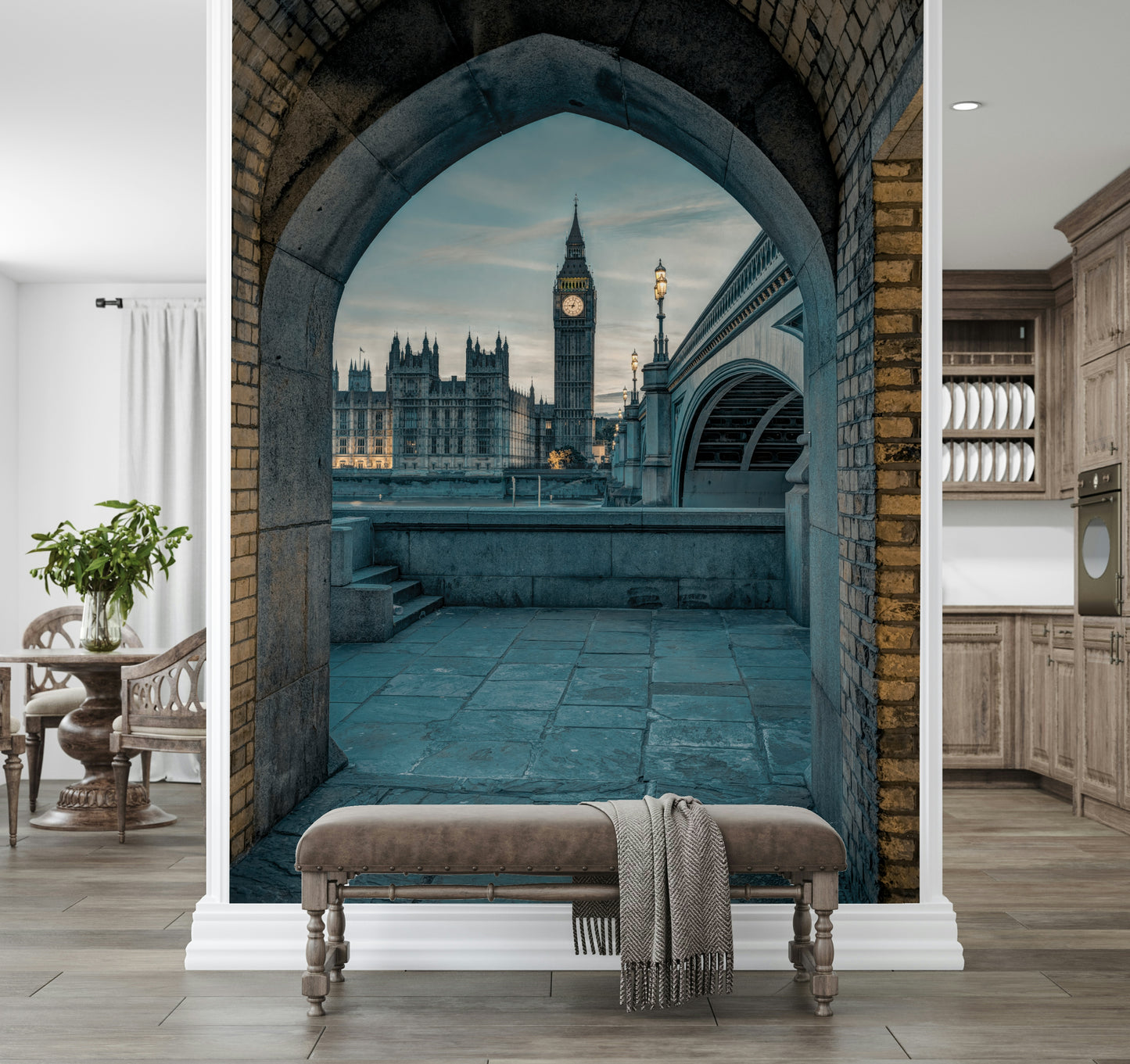 London Through Time Wall Mural
