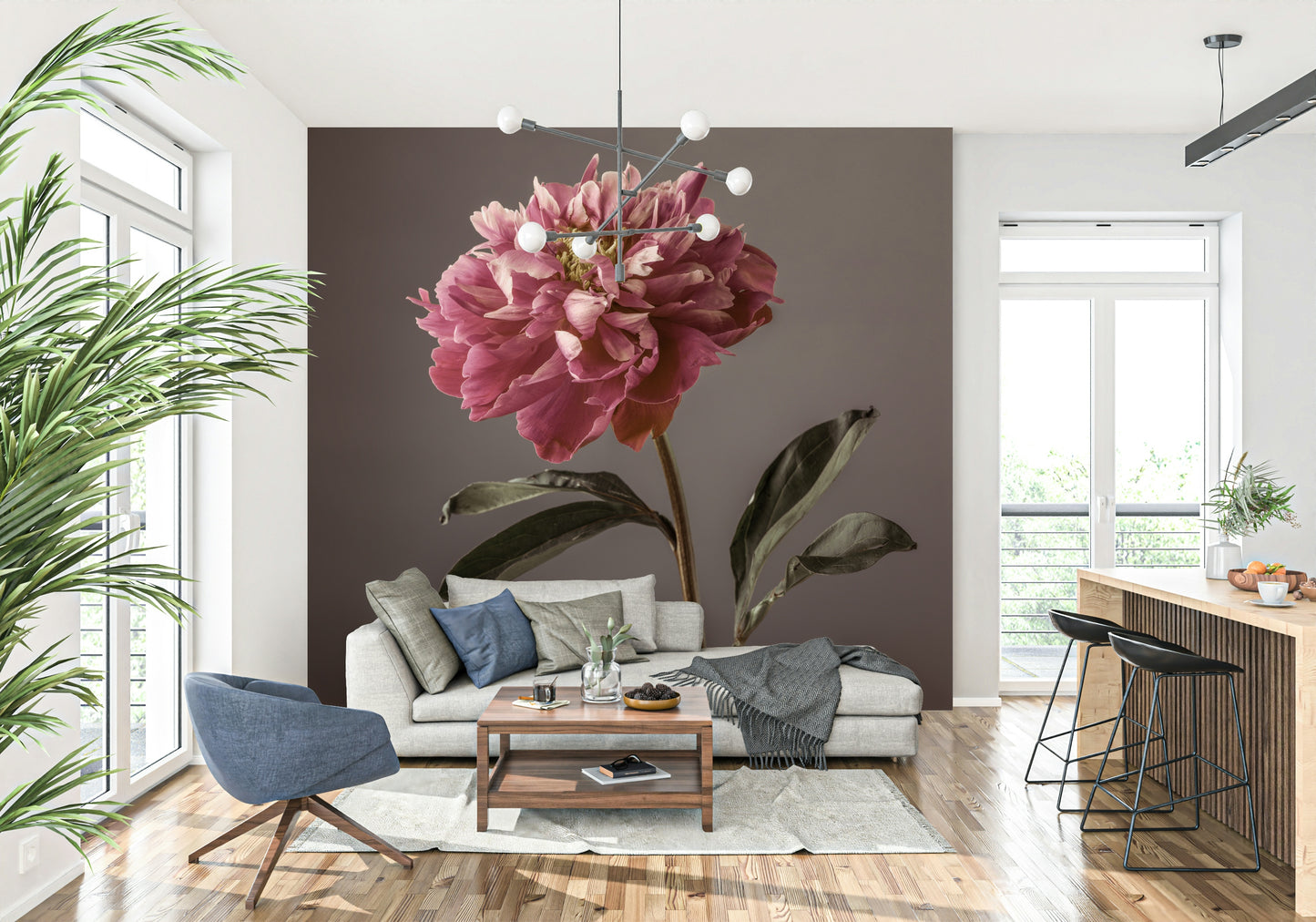Peony Blush Wall Mural