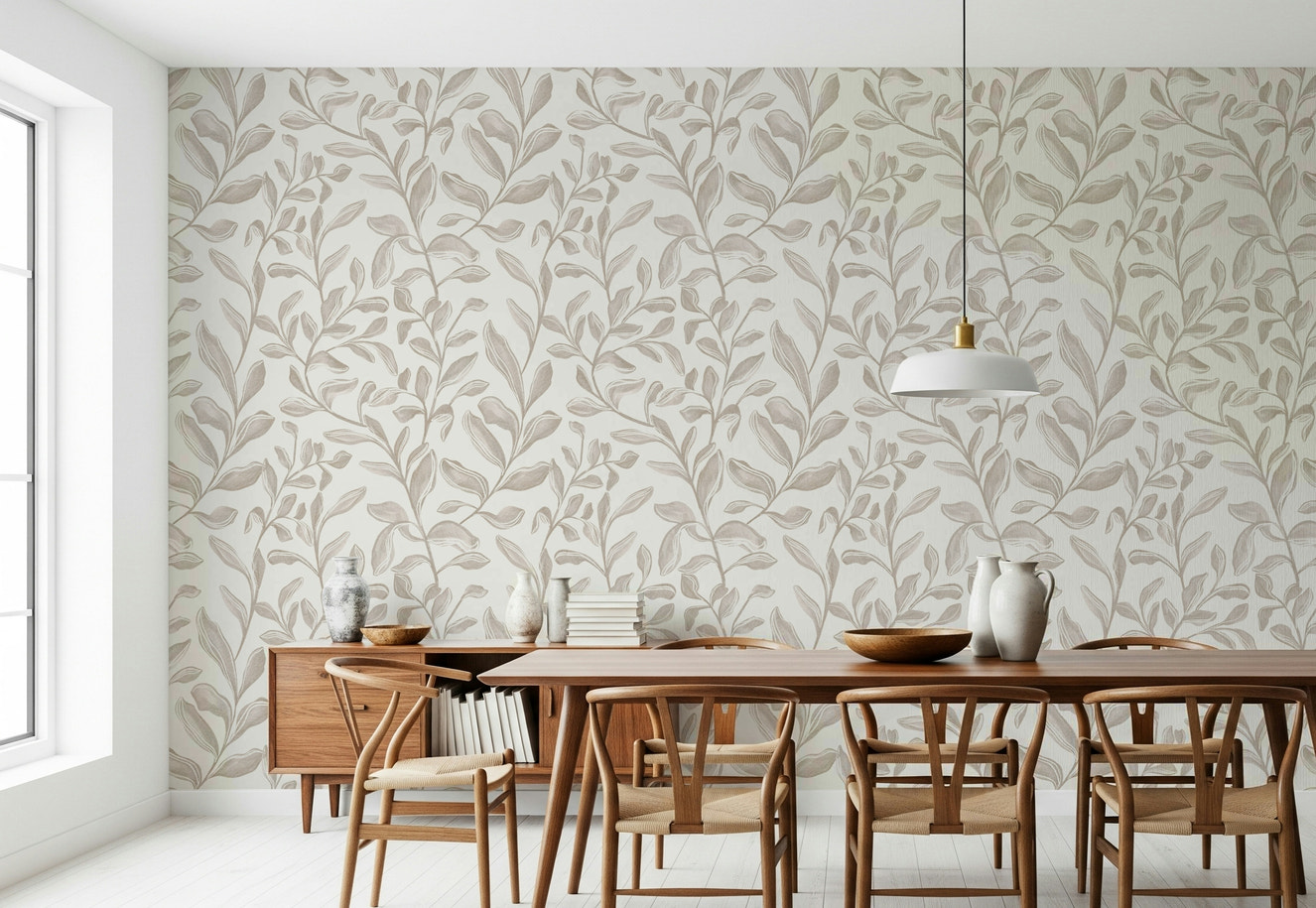 Watercolor Leaves Wallpaper⁠