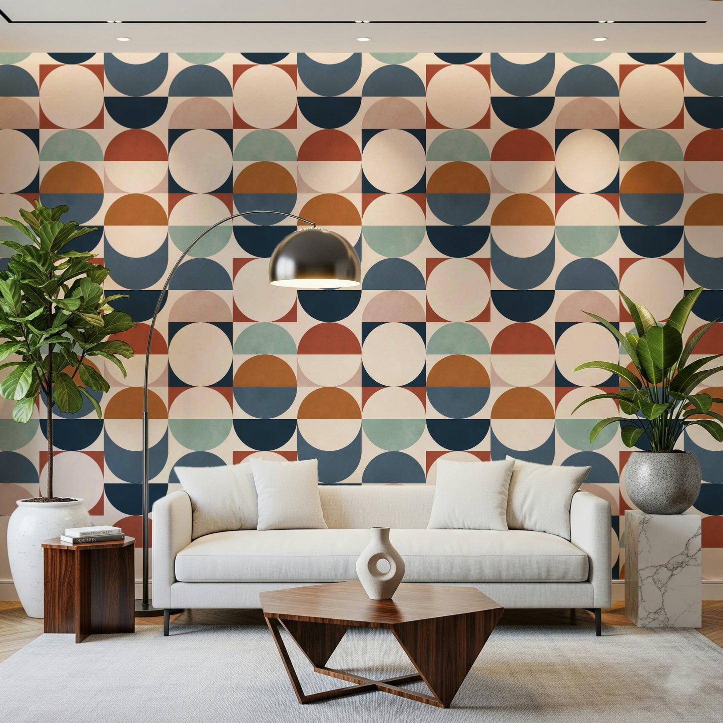 Color Block Eclipse Wallpaper⁠