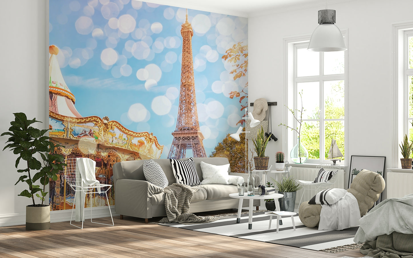 Parisian Carousel Dream Wall Mural