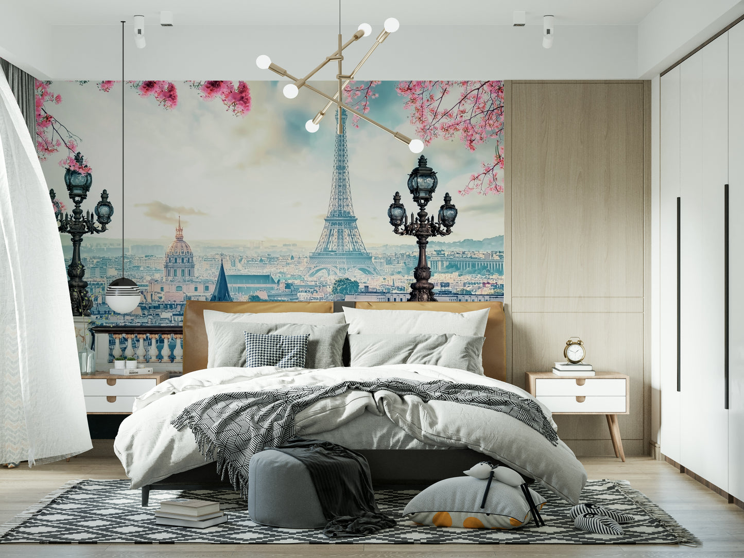 Spring in Paris Wall Mural