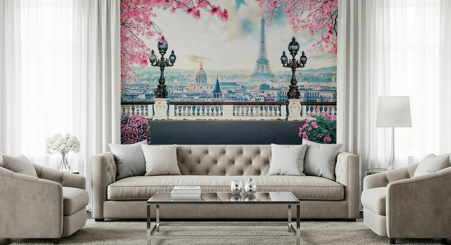 Spring in Paris Wall Mural