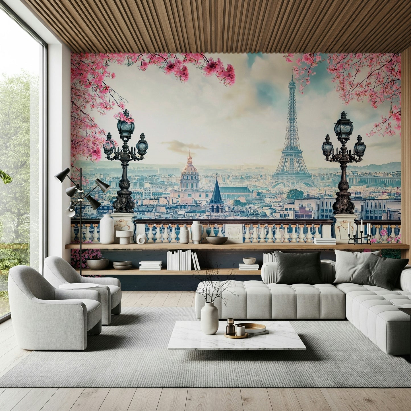 Spring in Paris Wall Mural
