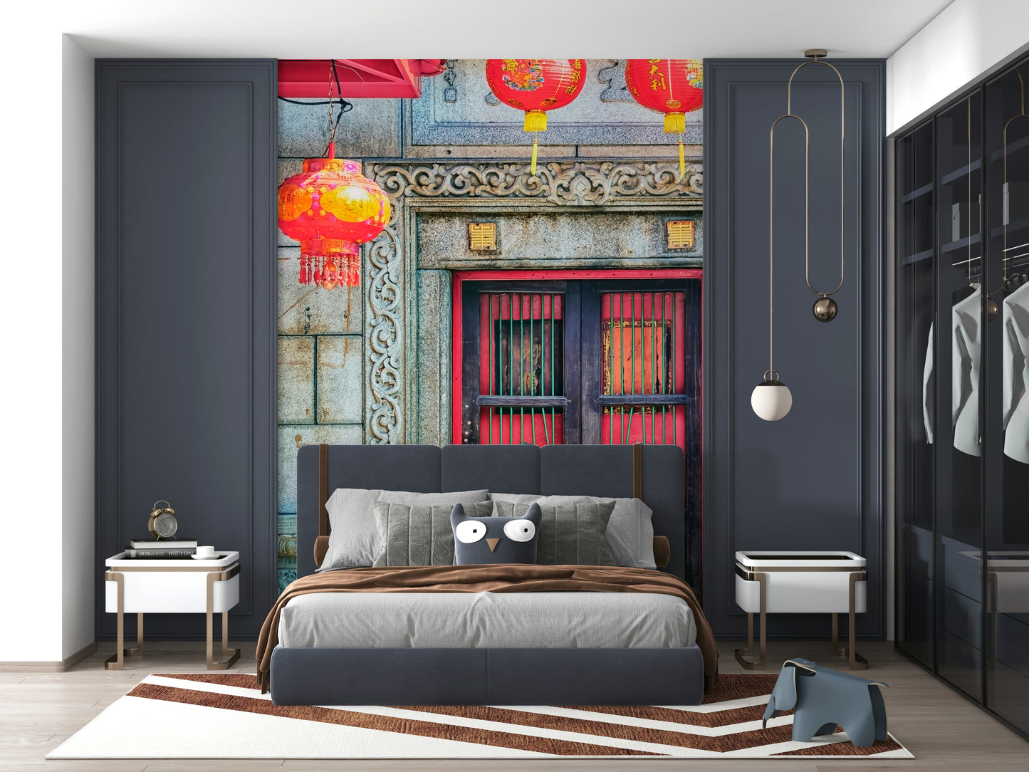 Lantern Entrance Wall Mural