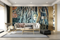 Spiritual sanctuary wallpaper for walls titled Timeless Harmony.