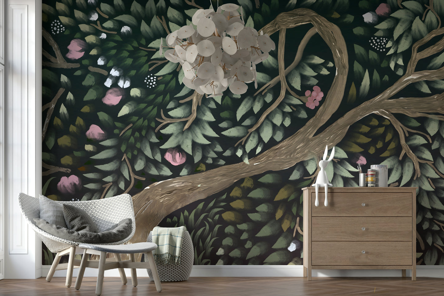 Floral Canopy Dream Wall Mural