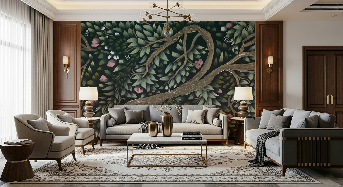 Floral Canopy Dream Wall Mural
