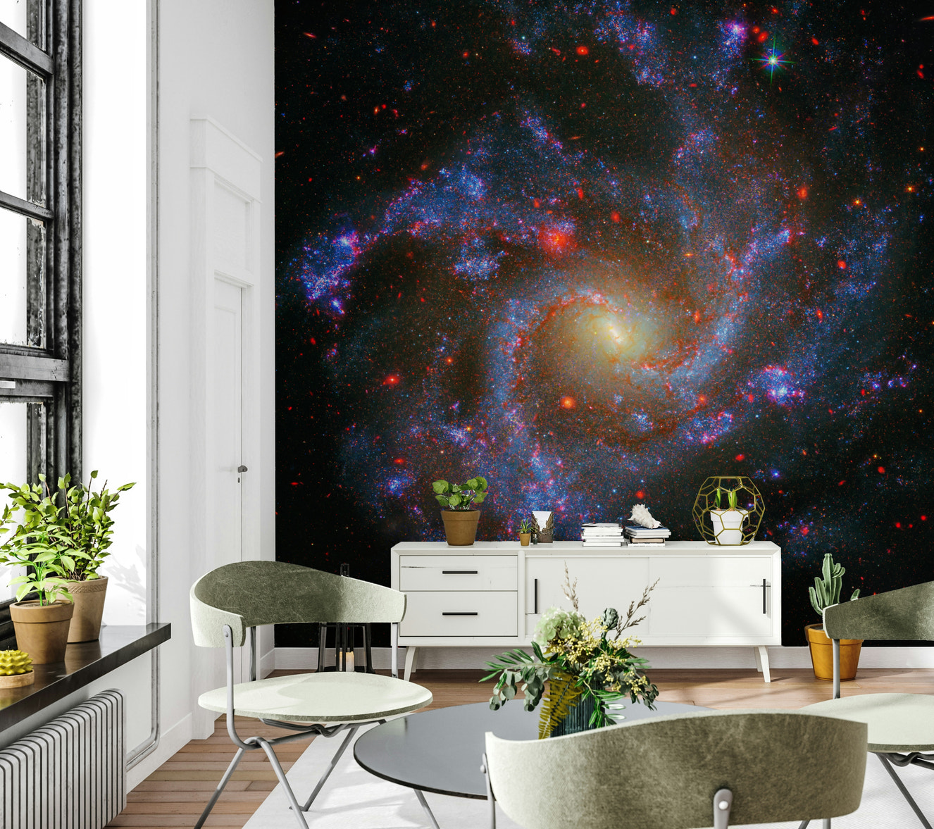 NGC 5468 Galaxy Wall Mural