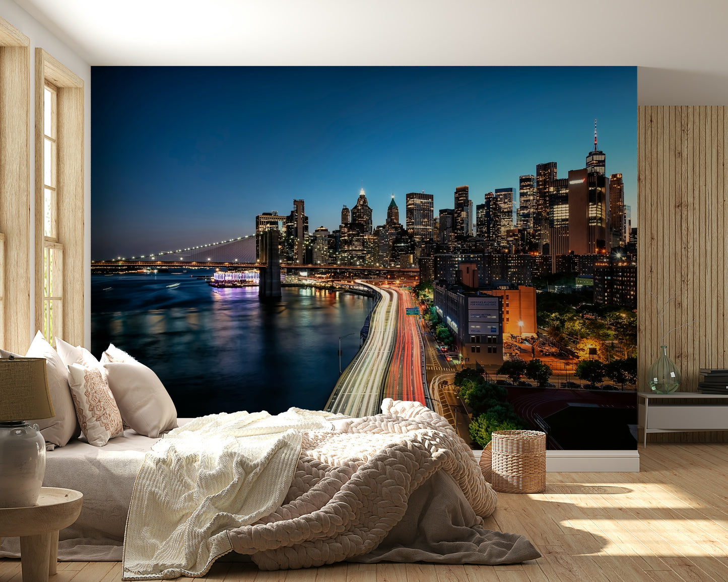 Urban Pulse Wall Mural