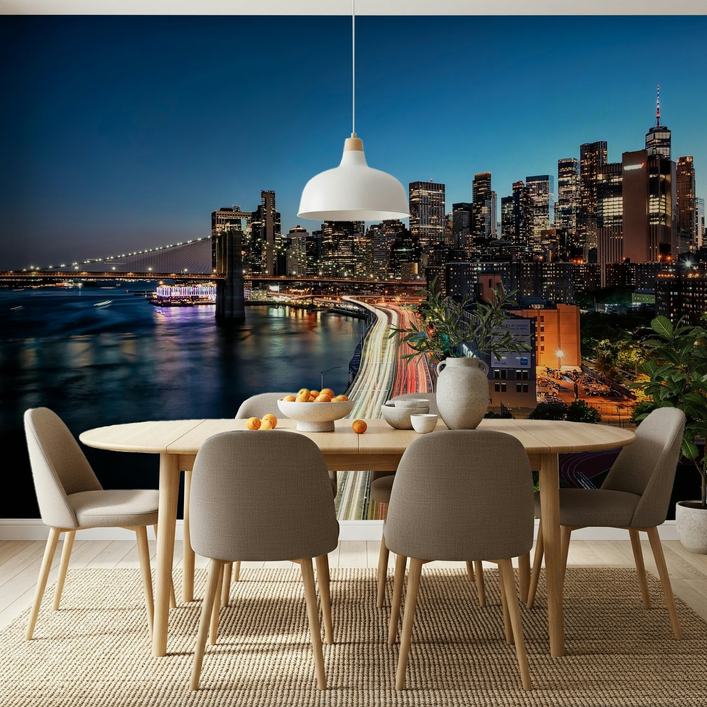 Urban Pulse Wall Mural