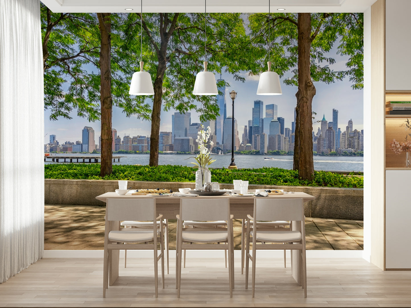 Urban Oasis View Wall Mural