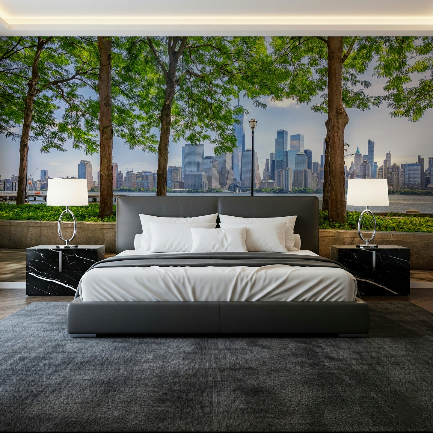 Urban Oasis View Wall Mural