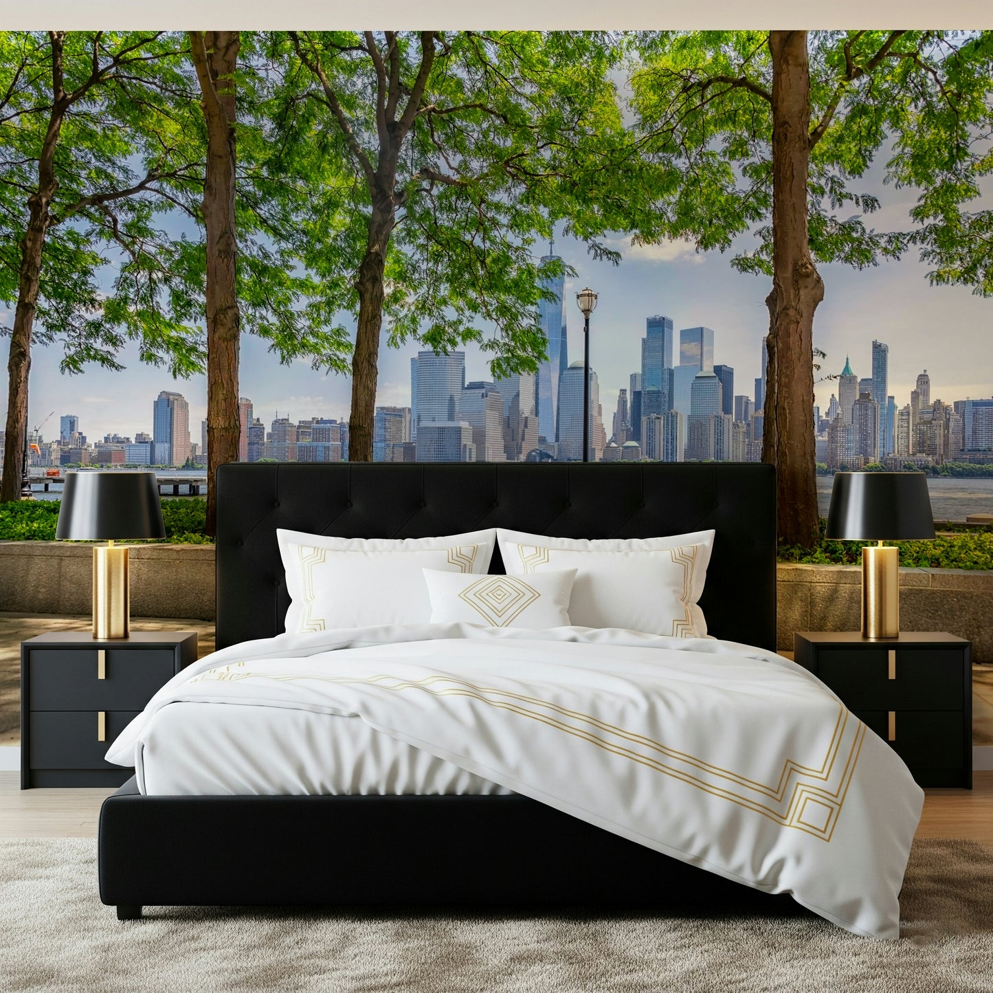 Urban Oasis View Wall Mural