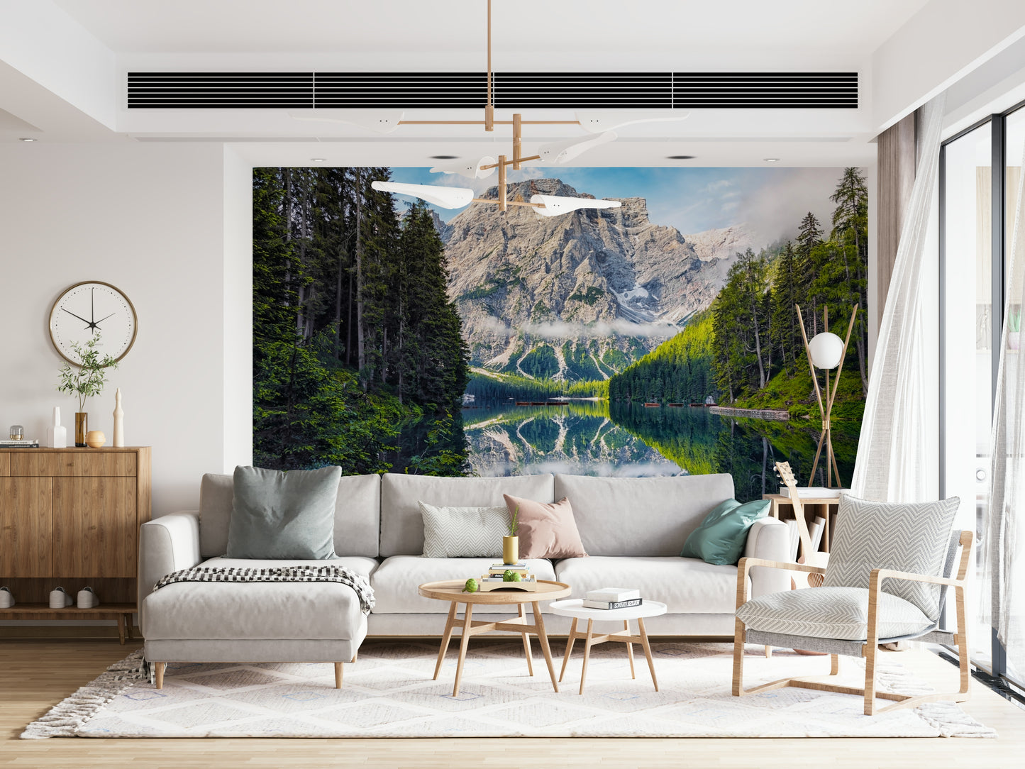 Lake Braies Majesty Wall Mural