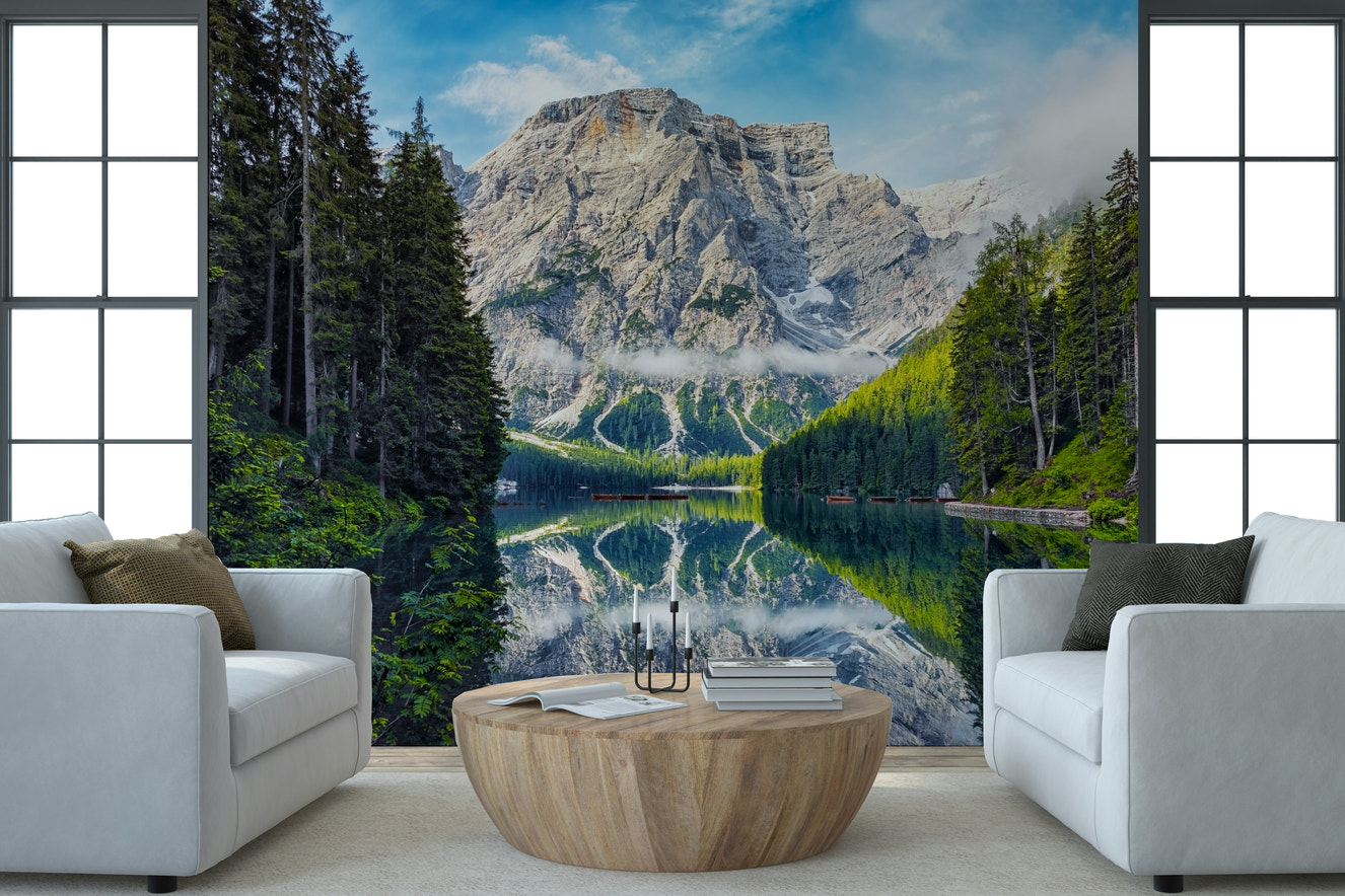Lake Braies Majesty Wall Mural