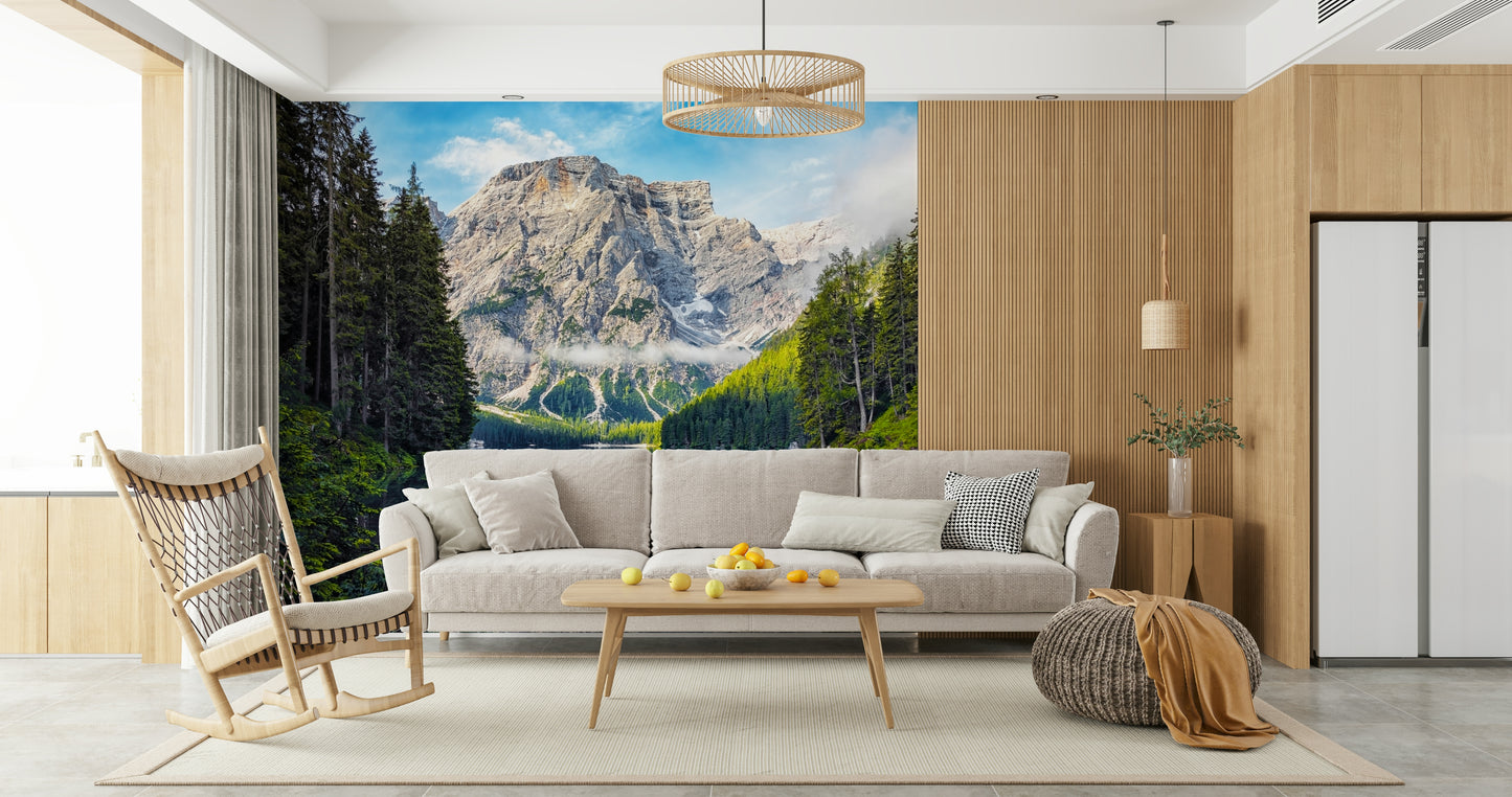 Lake Braies Majesty Wall Mural