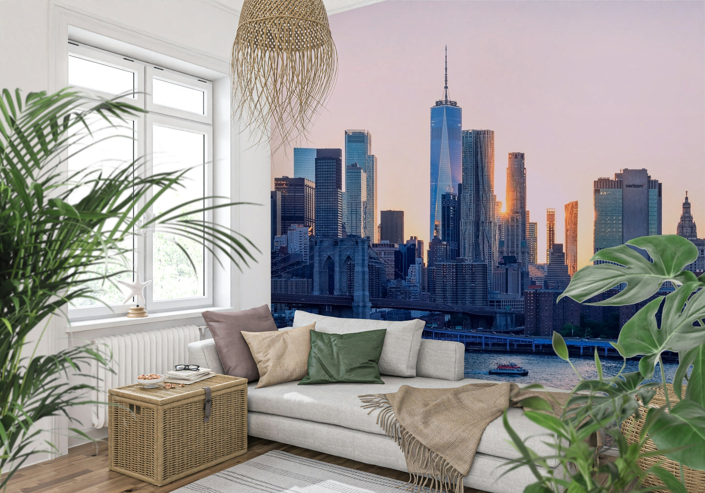 NYC Skyline Dream Wall Mural