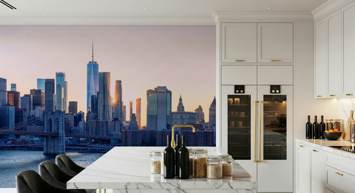 NYC Skyline Dream Wall Mural