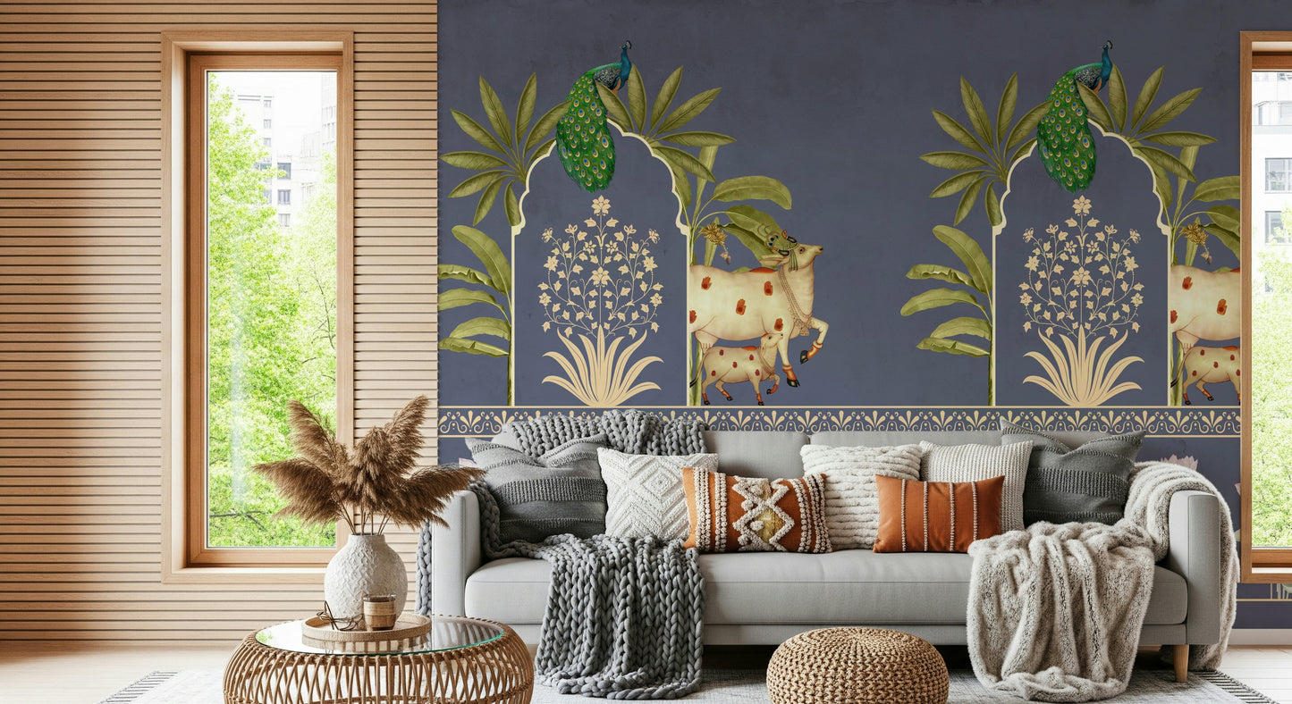 The Neelambar Arch Wall Mural