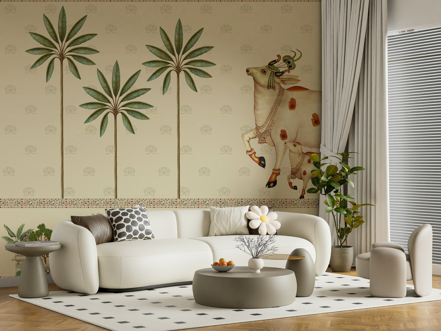 Pichwai Parampara Wall Mural