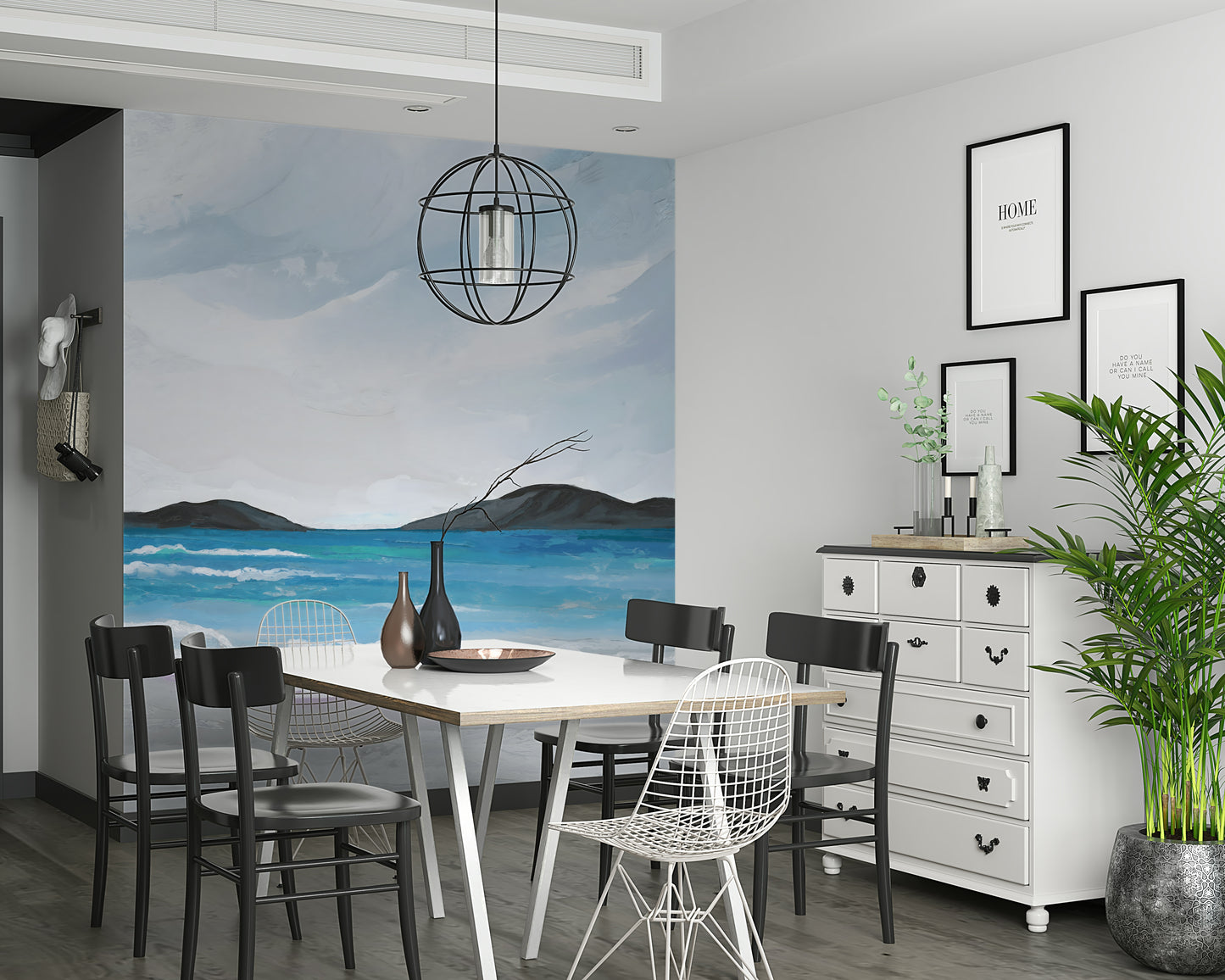 Coastal Scene Wall Mural