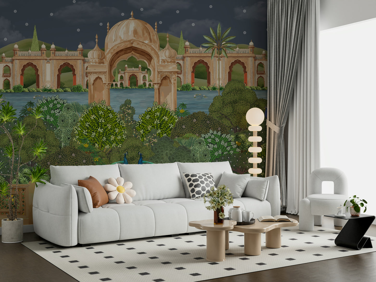 Mughal Moonlight Wall Mural