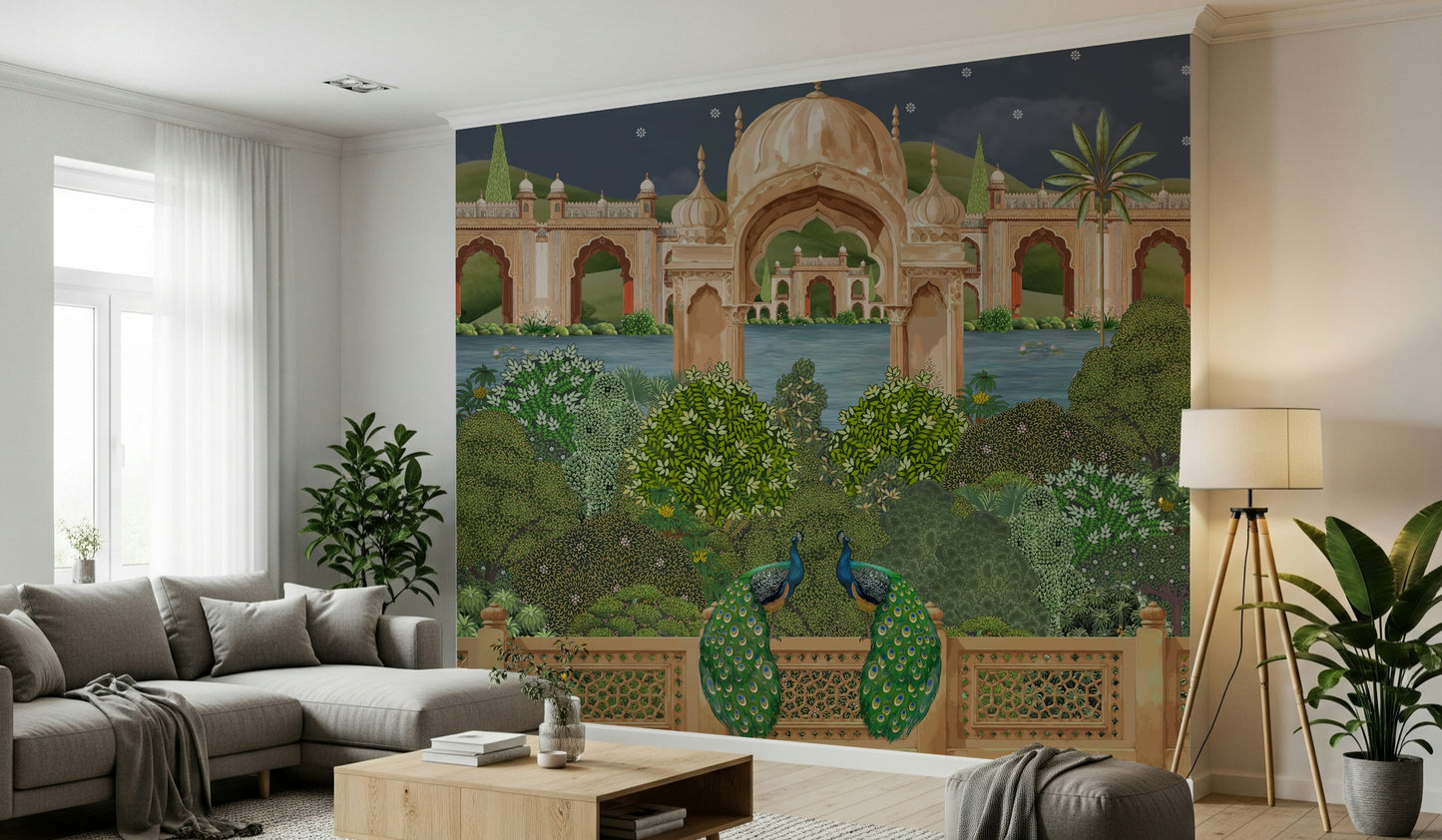 Mughal Moonlight Wall Mural